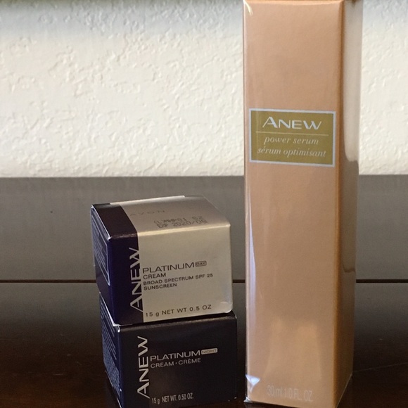 Sold-Anew Platinum Day/Night Cream and Power Serum - Picture 1 of 4